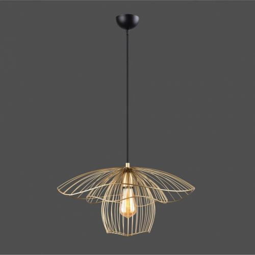 Závěsné svítidlo ve zlaté barvě Squid Lighting Root, výška 123 cm