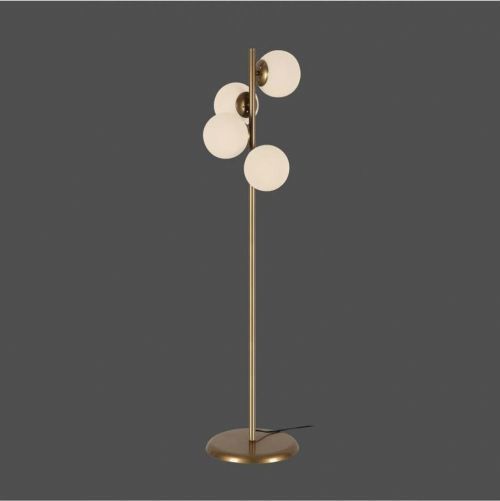 Stojací lampa ve zlaté barvě Squid Lighting Owl, výška 130 cm