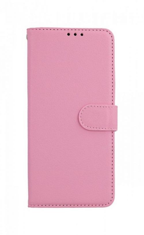 Pouzdro TopQ Vivo Y76 5G knížkové světle růžové s přezkou 73801