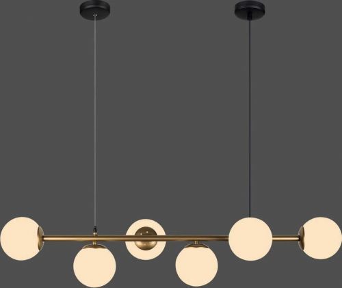 Závěsné svítidlo ve zlaté barvě Squid Lighting Owl, výška 120 cm