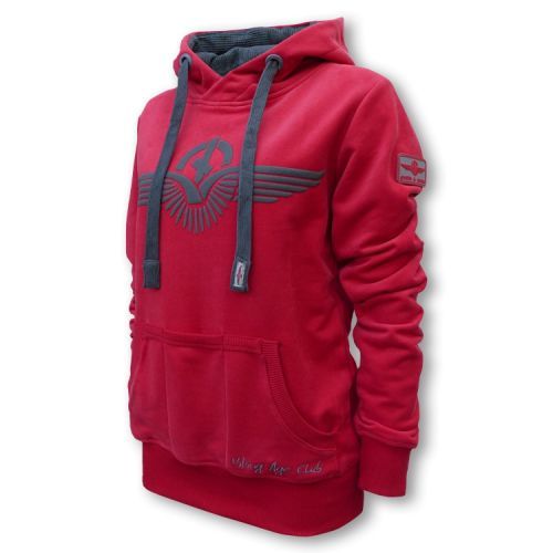 Mikina dámská Erik and Sons Lydra - červená, XL