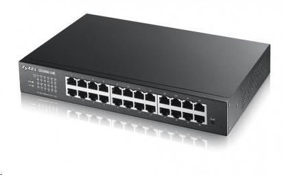 ZyXel GS1900-24Ev3, 24-port Desktop Gigabit Web Smart switch: 24x Gigabit metal, IPv6, 802.3az (GS1900-24E-EU0103F)