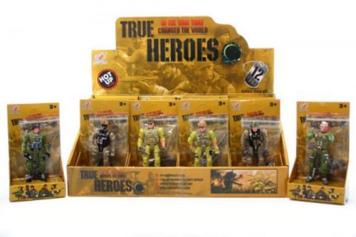 LAMPS Figurka voják se zbraní 12ks/bal