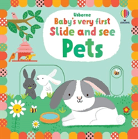 Baby's Very First Slide and See Pets (Watt Fiona)(Board book)