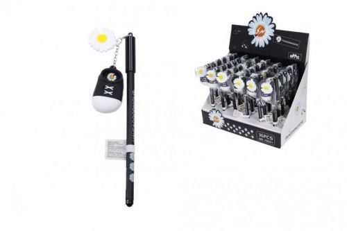 Wiky Gelové pero W019354 s klíčenkou - Kopretina