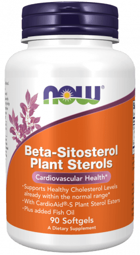 Now® Foods NOW Beta-Sitosterol Plant Sterols (optimalizace cholesterolu), 90 softgelových kapslí