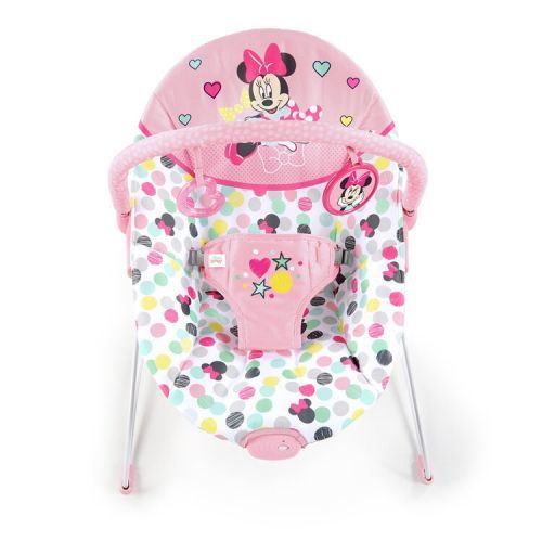 DISNEY BABY Lehátko vibrující Minnie Mouse Spotty Dotty 0m+ do 9 kg