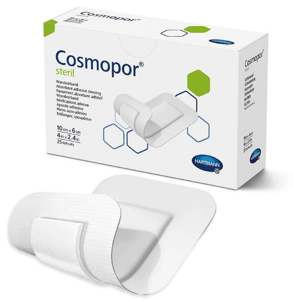 Cosmopor Steril 10 x 6cm, 25 ks
