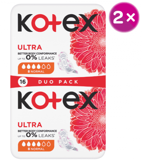Kotex Ultra Normal double 2 x 16 ks
