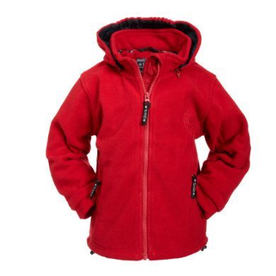 BMS Bunda s kapucí Clima-Fleece červená