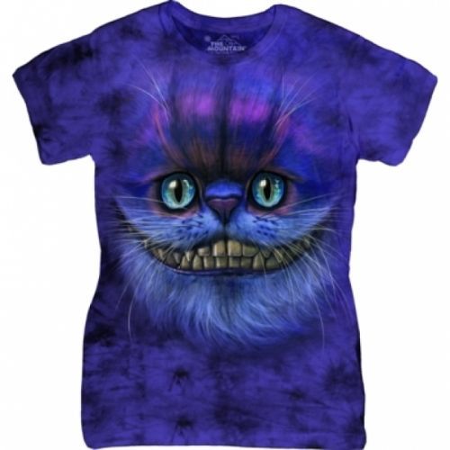 Tričko dámské The Mountain Cheshire Cat - fialové, M