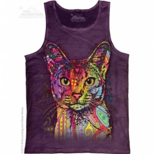 Tílko unisex The Mountain Abyssinian - fialové, S