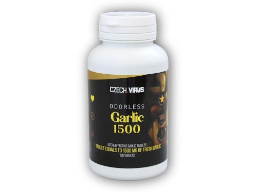 Czech Virus Odorless Garlic 1500  100 tbl