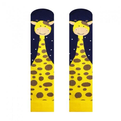 Ponožky Hesty Žirafa - žluté-modré, 35-38