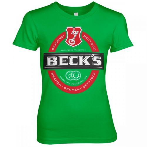Triko dámské Hybris Girly Tee Becks Beer - zelené, L
