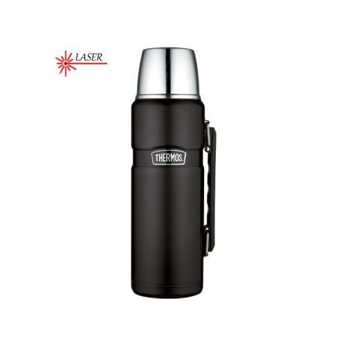 Termoska na nápoje Thermos Style s madlem 1200 ml - černá