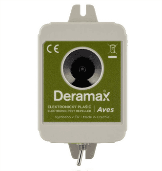 Deramax Aves ultrazvukový plašič/odpuzovač ptáků