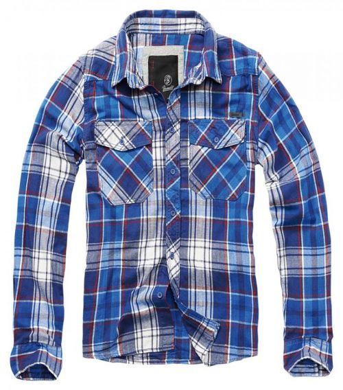 Košile Brandit Check Shirt - modrá, XL