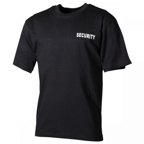 Tričko MFH Security - černé, XL