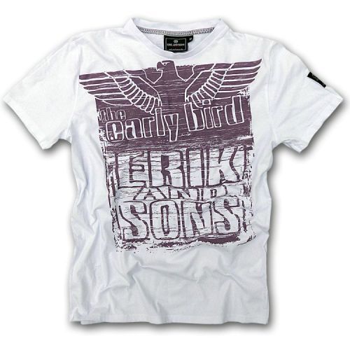 Triko Erik and Sons Early Bird - bílé, S
