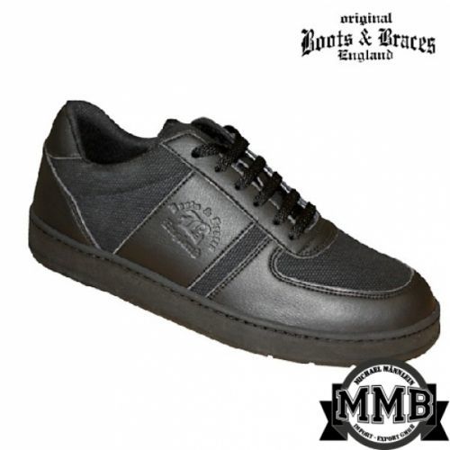 Kožené boty Boots & Braces Sneaker - černé, 11