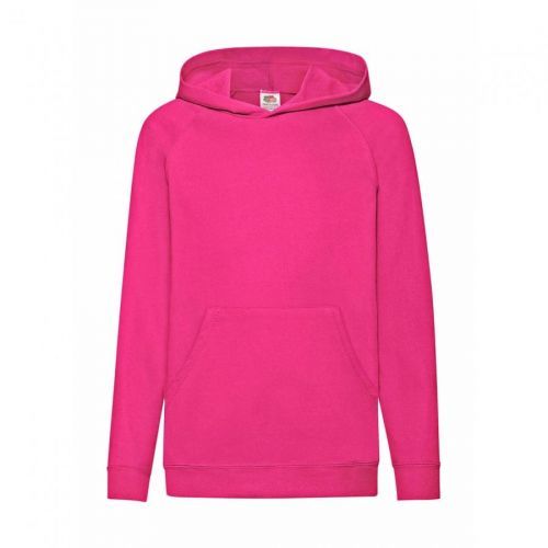 Mikina dětská Fruit of the Loom - růžová, 164