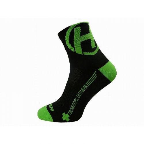 Ponožky Haven Lite Neo 2 ks - černé-zelené, 10-12