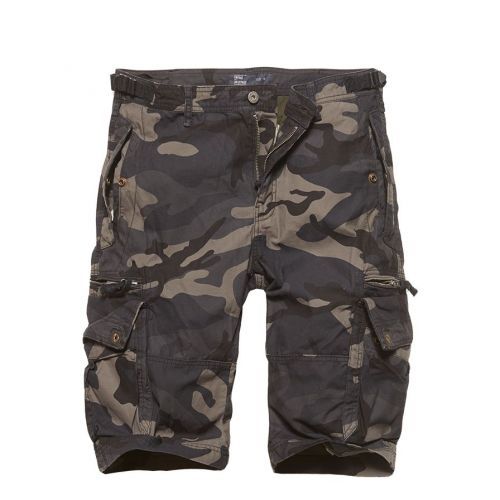 Kraťasy Vintage Industries Gandor - darkcamo, XXL