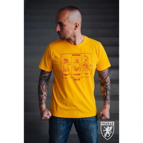 Triko PGwear Instructions - žluté, 3XL