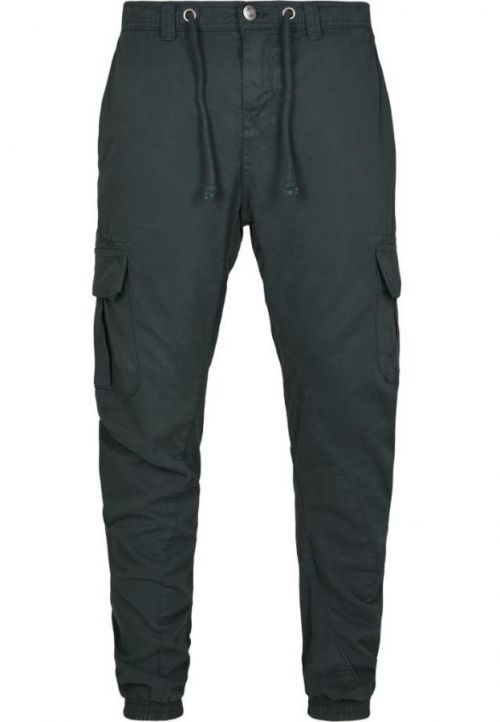 Kalhoty Urban Classics Cargo Jogging - zelené, XS