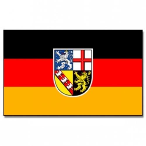 Vlajka Sársko 30 x 45 cm na tyčce