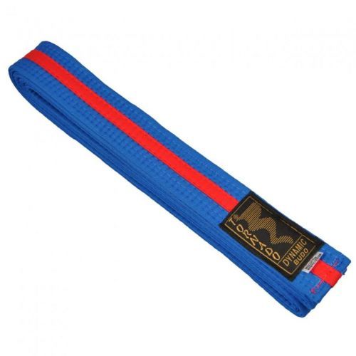Kimono pásek Tornado Dynamic Budo 4cm - modrý-červený, 330 cm