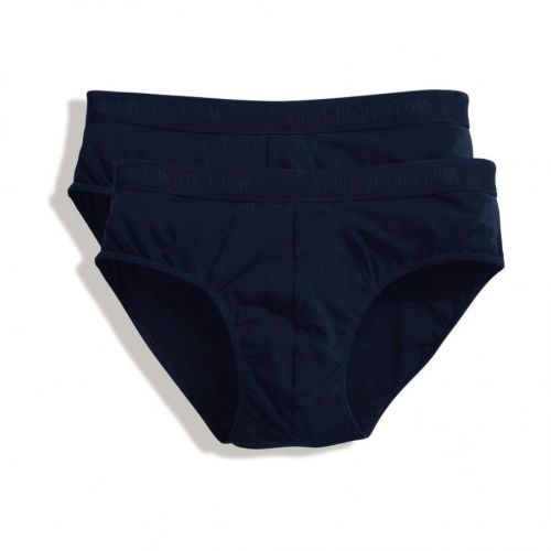 Slipy Fruit of the Loom Sport 2 ks - navy, XXL