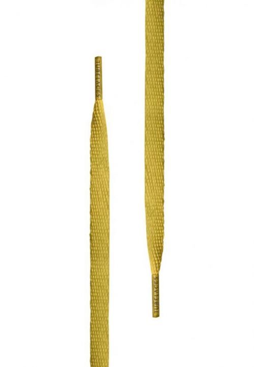 Tkaničky do bot Tubelaces Flat - zlaté, 120 cm
