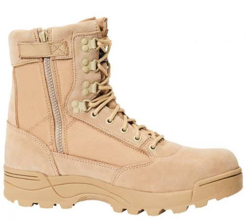 Boty Brandit Tactical Boot Zipper - béžové, 41