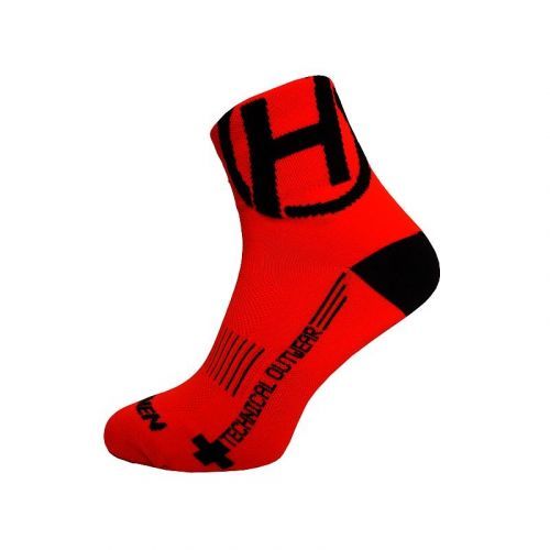 Ponožky Haven Lite Neo 2 ks - červené-černé, 8-9