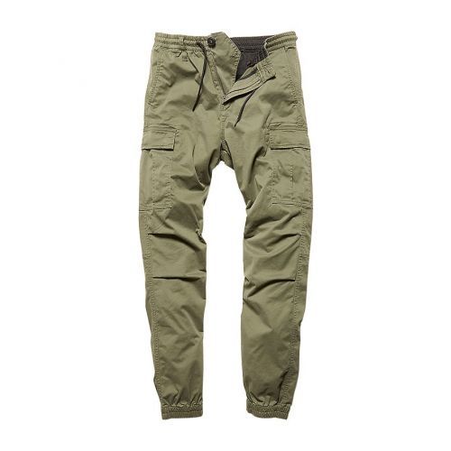 Kalhoty Vintage Industries Vince Cargo Jogger - světle olivové, 38