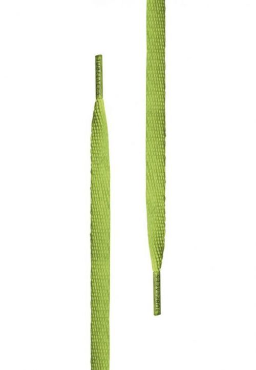 Tkaničky do bot Tubelaces Flat - světle zelené, 120 cm