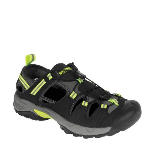 Sandále Bennon Lombardo - černé-zelené, 37