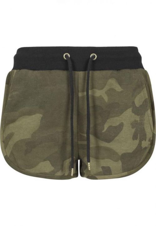 Kraťasy dámské Urban Classics Camo Hotpants - woodland, M