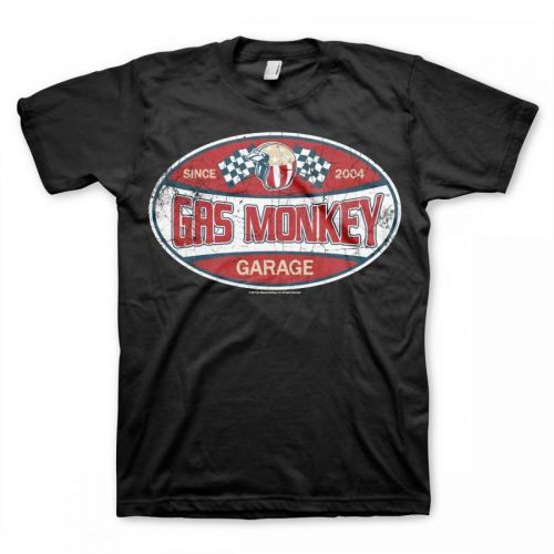 Triko Gas Monkey Garage Since 2004 - černé, S