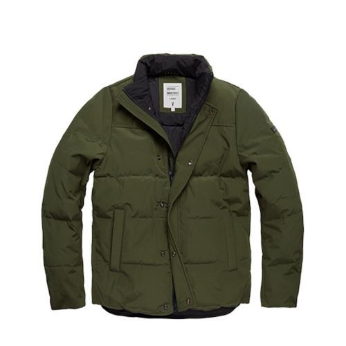 Bunda Vintage Industries Jace - olivová, M