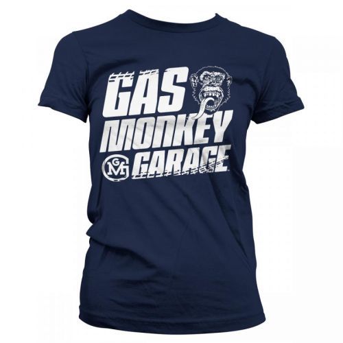 Triko dámské Gas Monkey Garage Tire Tracks - navy, M