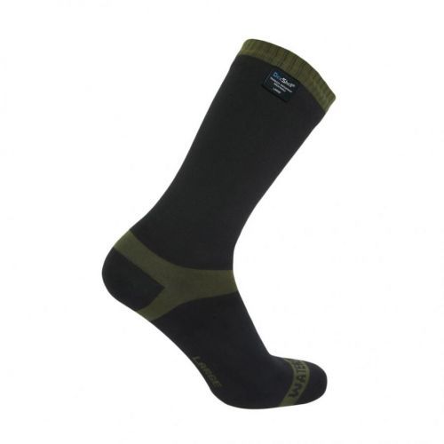 Ponožky DexShell Trekking Sock - černé-olivové, S