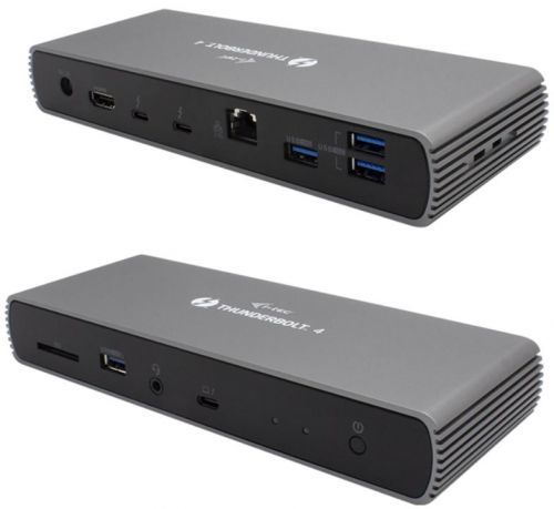i-Tec Thunderbolt3 / USB-C Dual DisplayPort 4K Docking Station, Power Delivery 85W (TB4DUALDOCKPD)