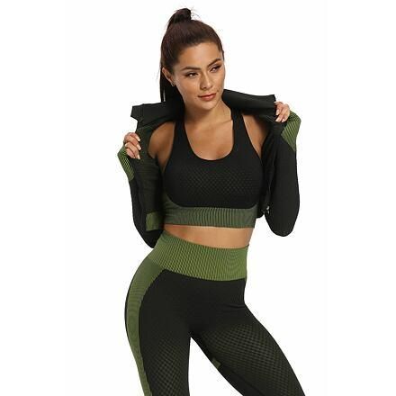 Merco Yoga Sense fitness set dámský sv.zelená