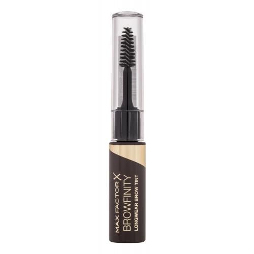 Max Factor Browfinity Longwear Brow Tint 4,2 ml řasenka na obočí s oboustranným aplikátorem pro ženy 003 Dark Brown