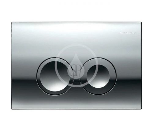 GEBERIT Delta25 Ovládací tlačítko splachování, lesklý chrom 115.125.21.5