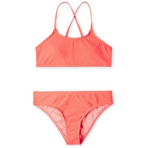 O'Neill ESSENTIAL BIKINI Dívčí dvoudílné plavky, oranžová, velikost 176