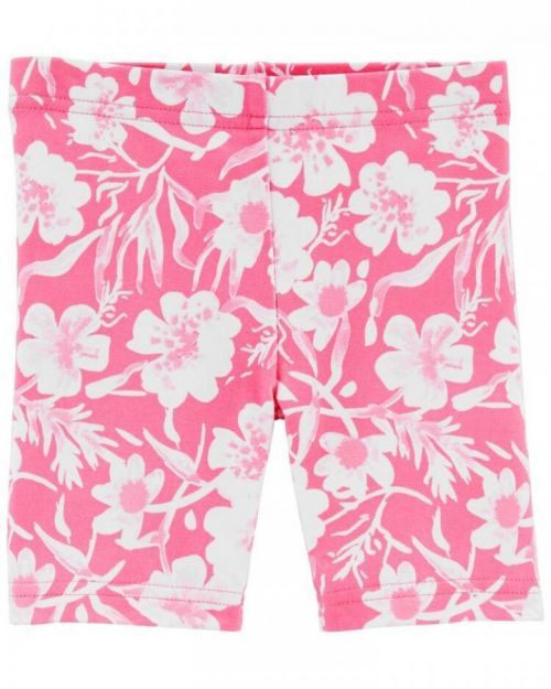 CARTER'S Kraťasy Pink Floral holka 12m